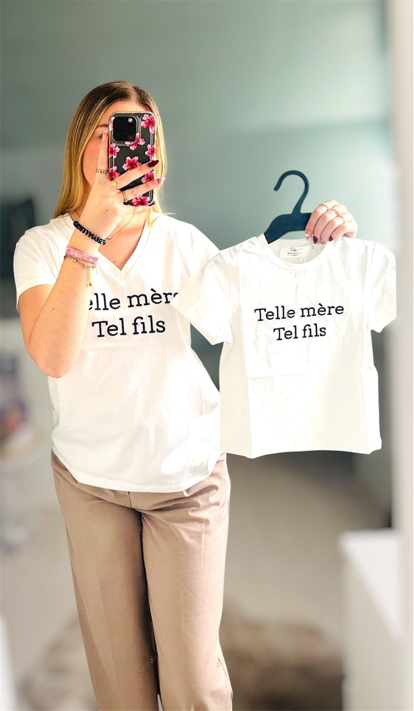 👶 T-shirt “Duo MF” – Enfant