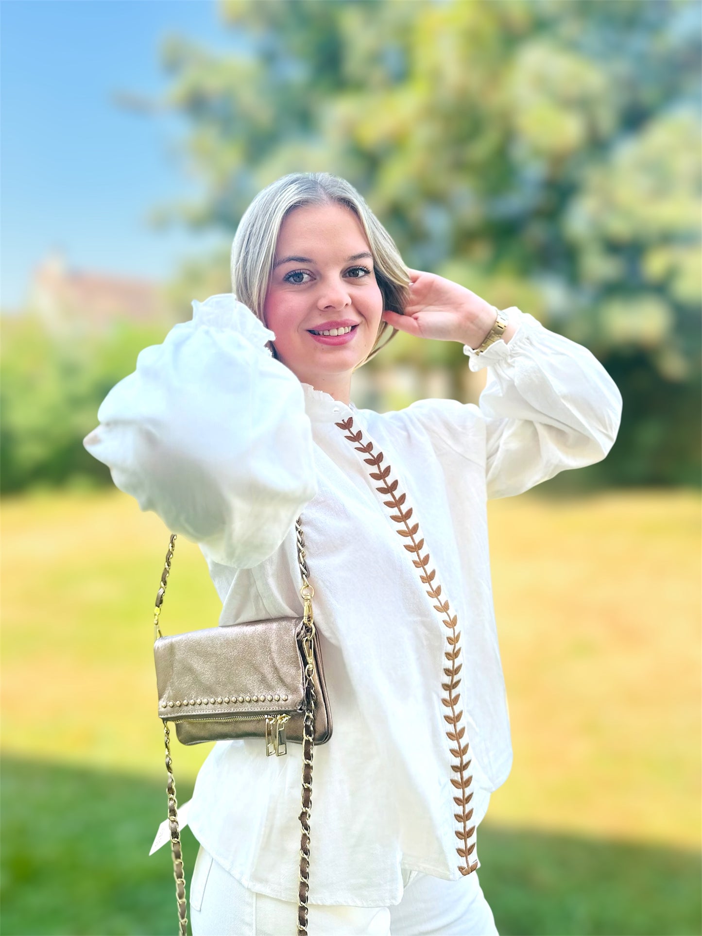 Sac OLIVIA – bandoulière chic & pratique en cuir véritable 🖤