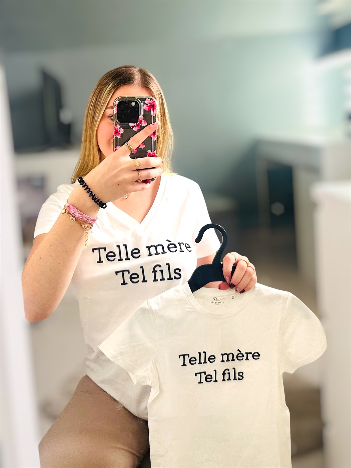 👶 T-shirt “Duo MF” – Enfant