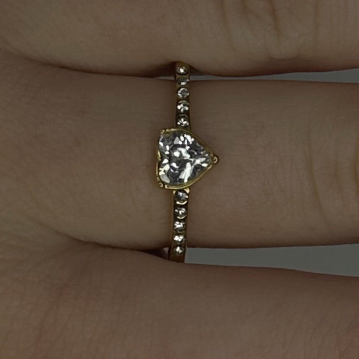 🩶 Bague Valentina - acier inoxydable