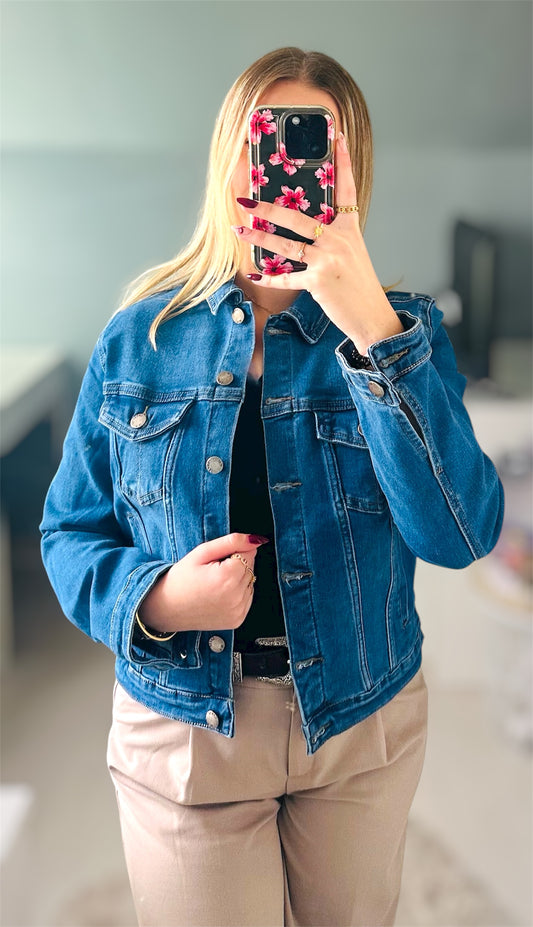 👩 Veste en jean “Lucie” – Adulte