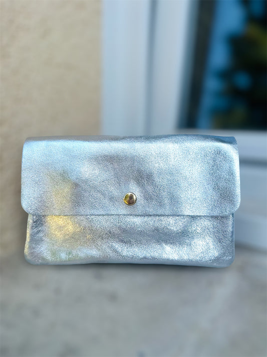 Sac NOA – bandoulière minimaliste & élégante en cuir véritable 🩶