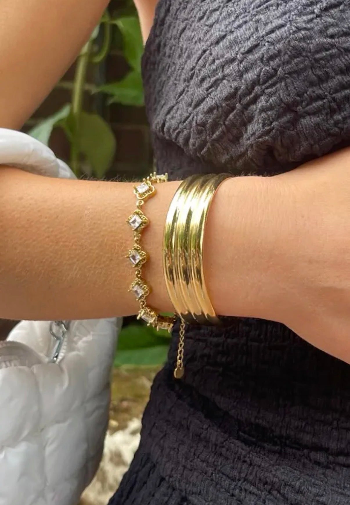 ✨💛 Jonc “Iris” – Ajustable