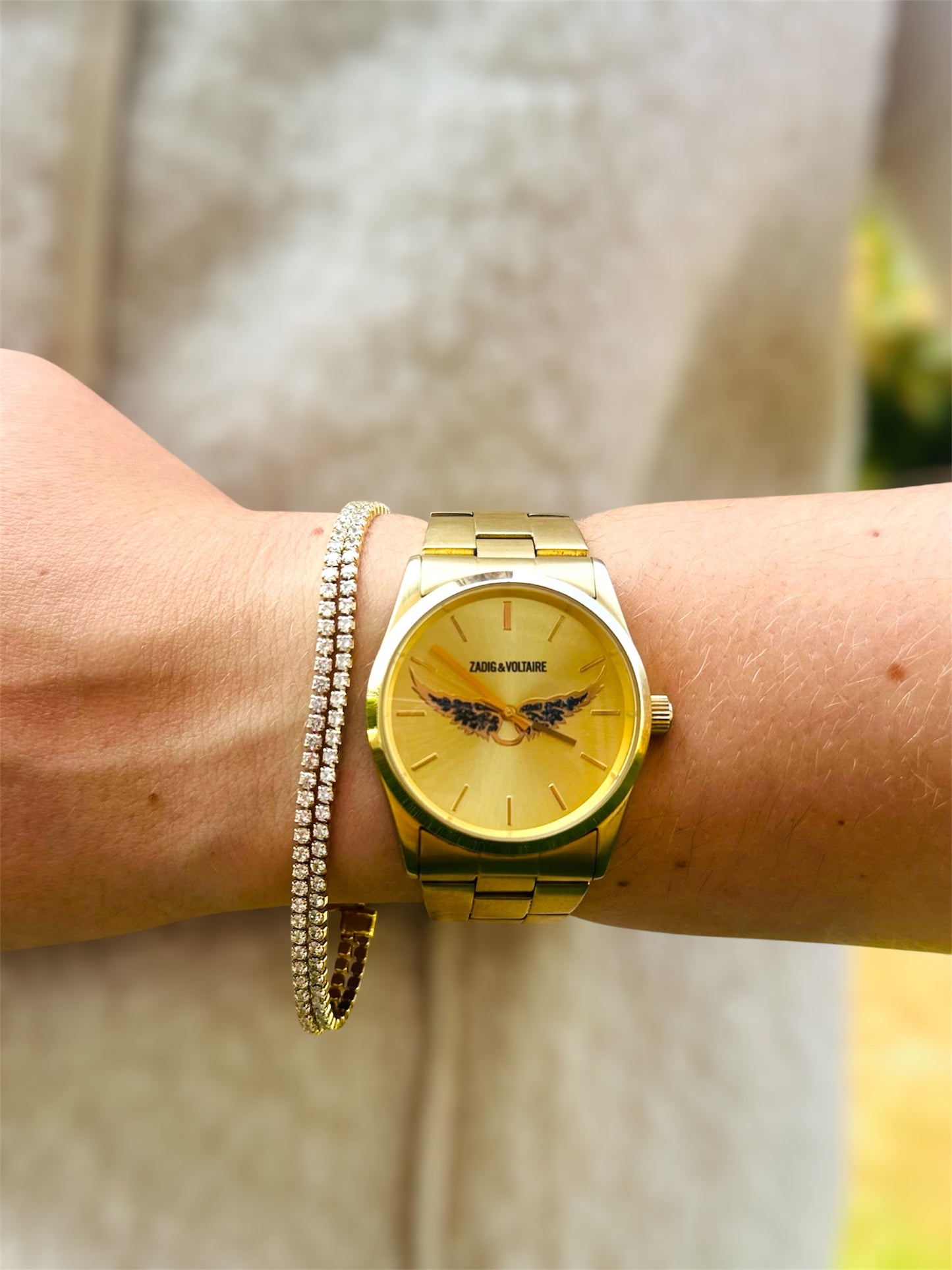 Bracelet DANICA – Élégance scintillante en acier inoxydable ✨