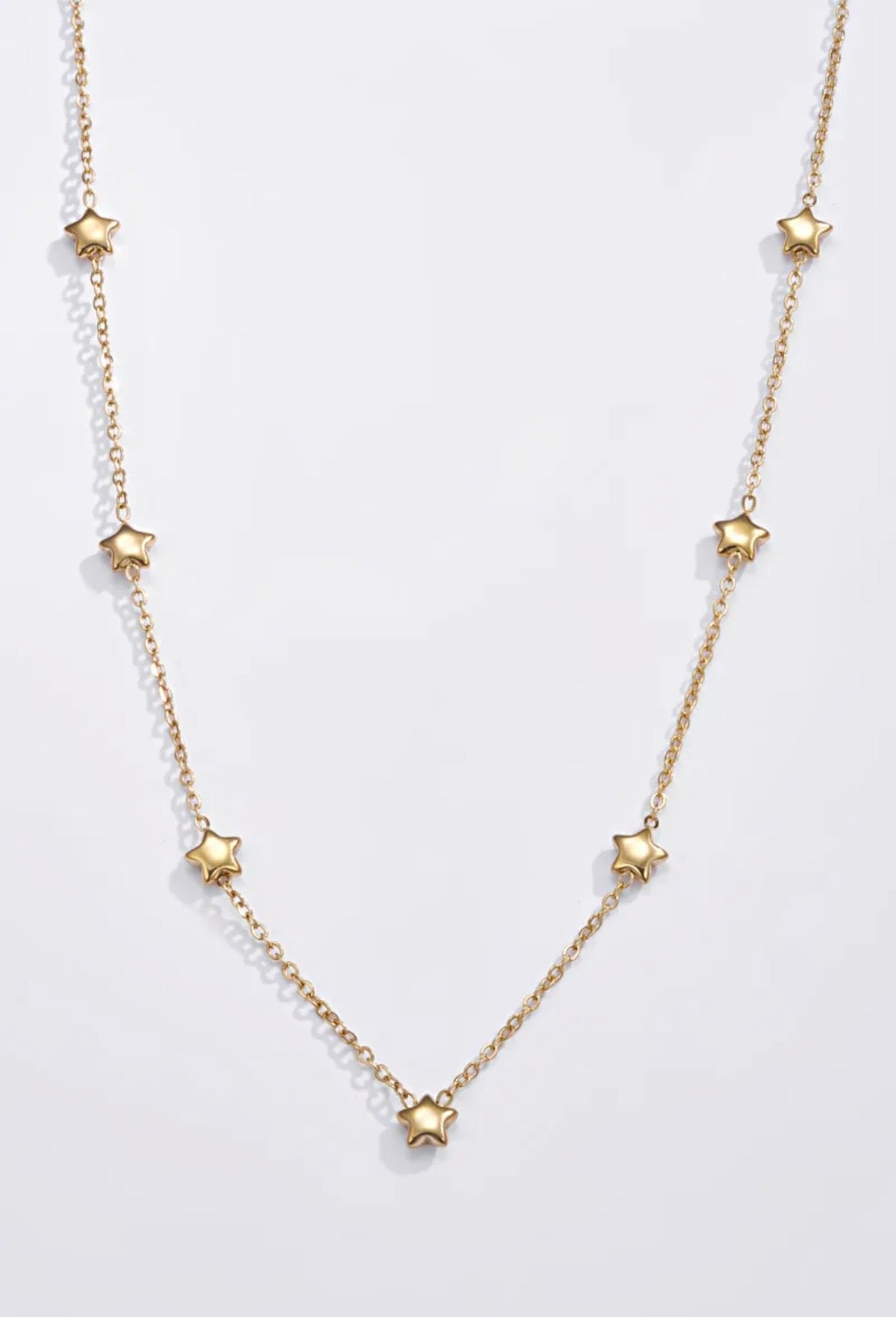 💛 Collier Star - acier inoxydable