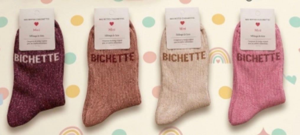 Chaussettes à paillettes enfant