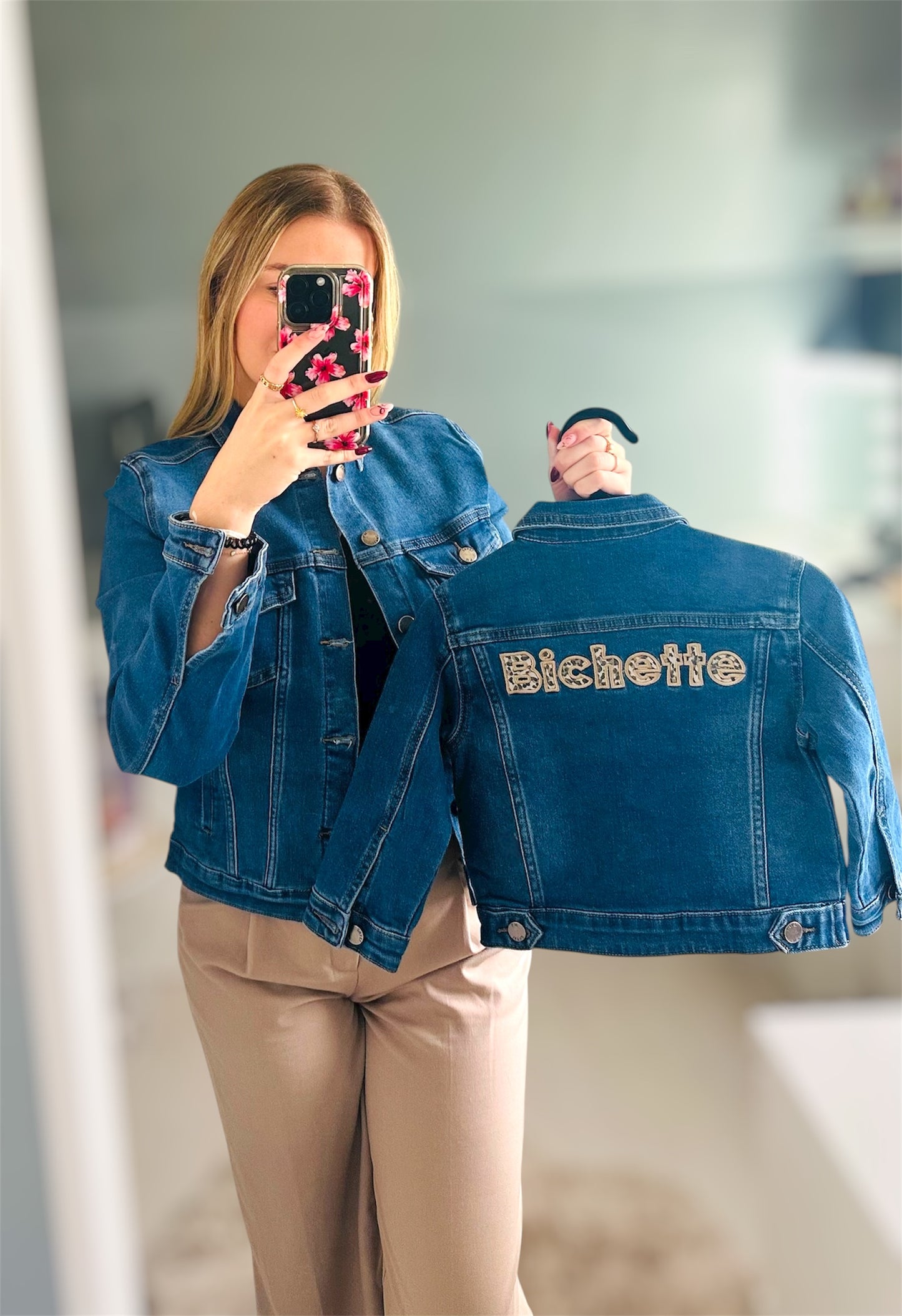 👩 Veste en jean “Lucie” – Adulte