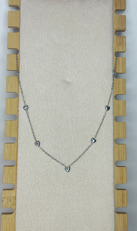 🩶 Collier Chloé en acier inoxydable
