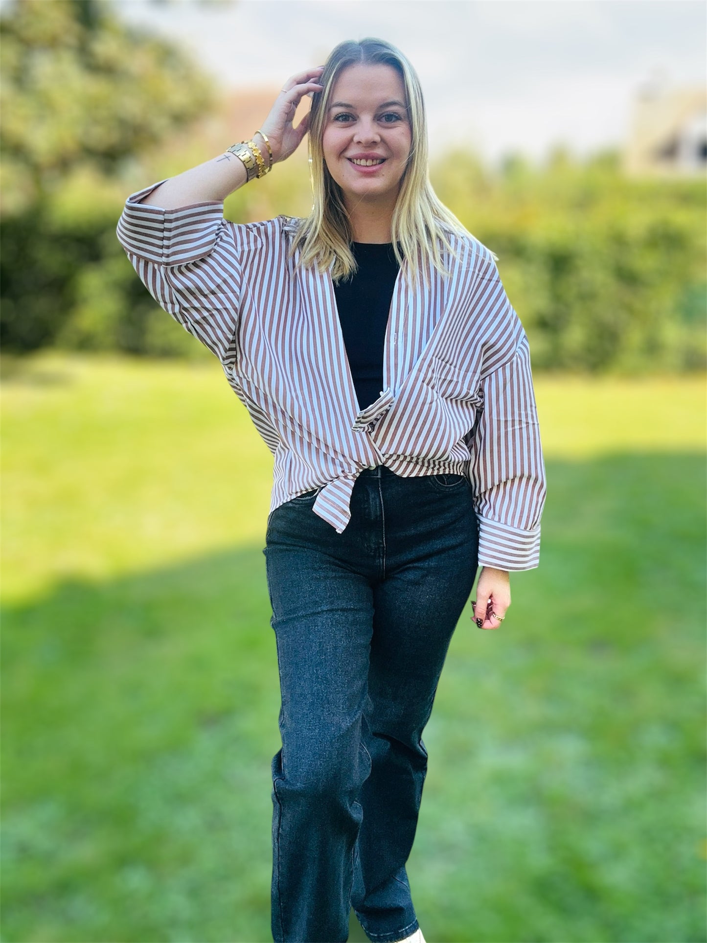 Chemise loose Victoria 🌸🤎