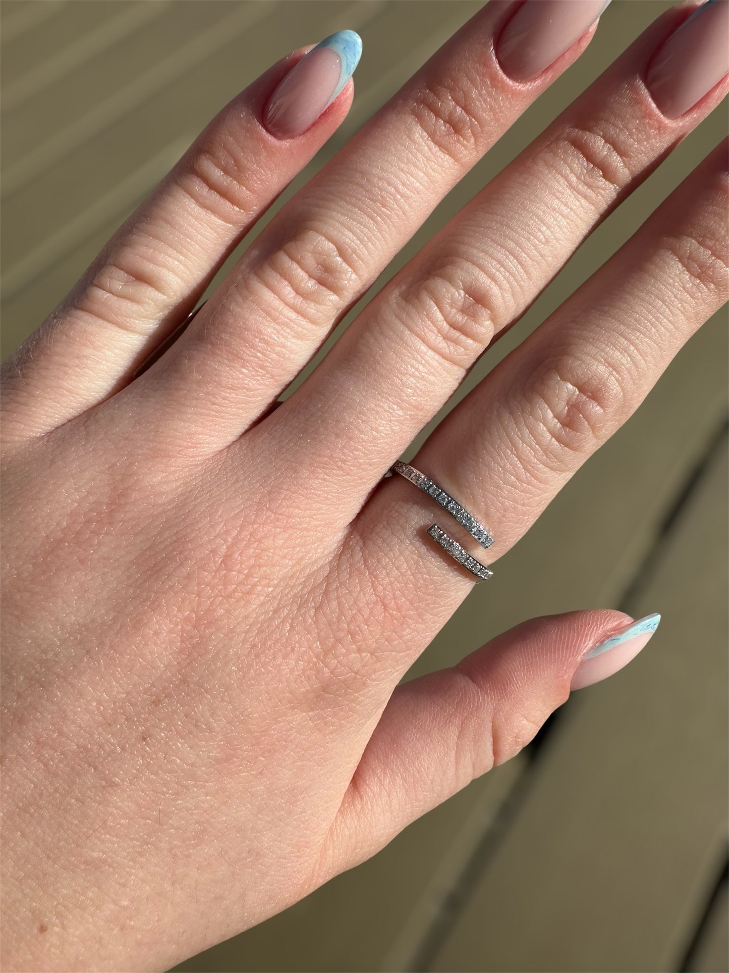 🤍 Bague Justine - Acier Inoxydable