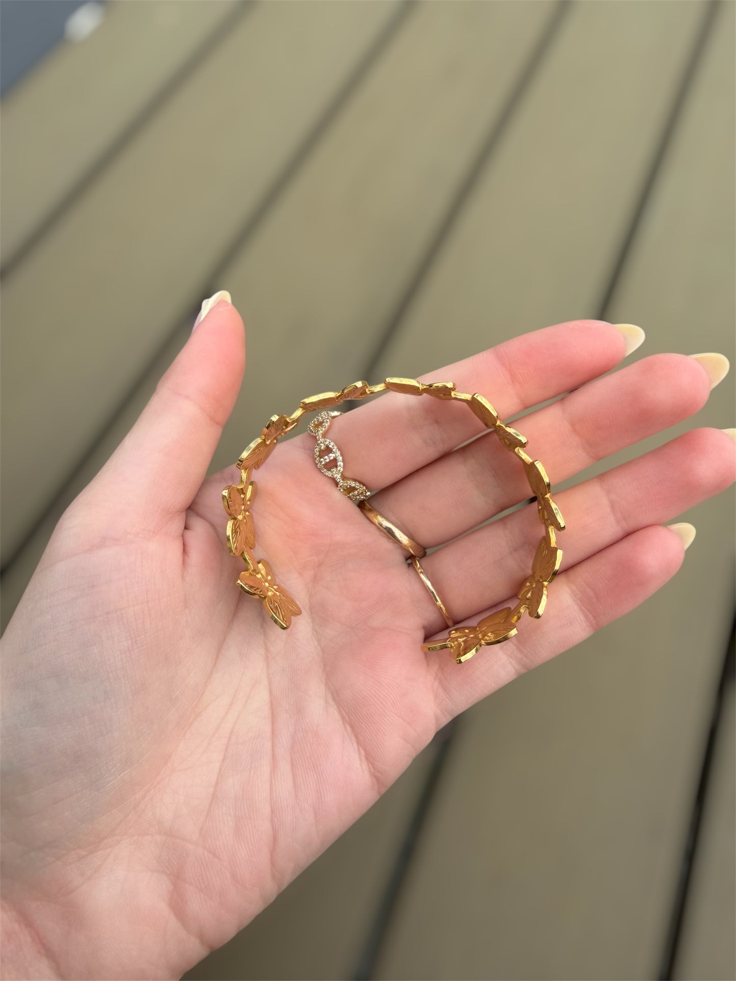 ✨🌸 Jonc “Isoline” – Ajustable