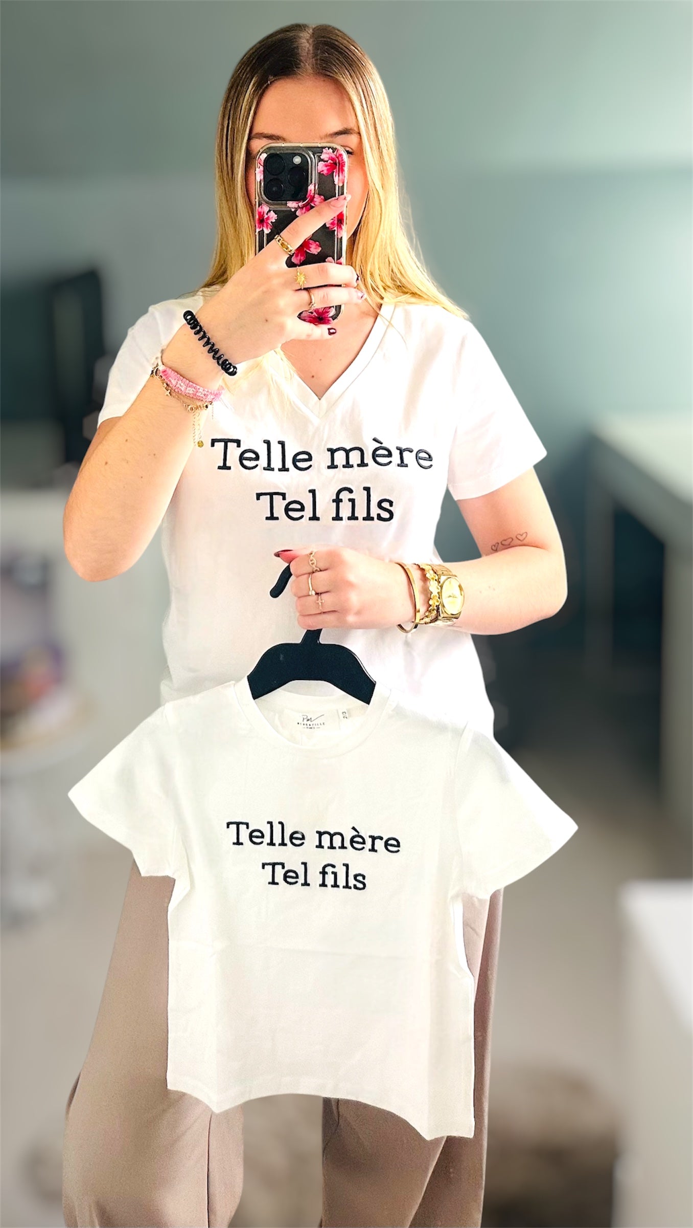 👩‍👦 T-shirt “Duo MF” – Adulte