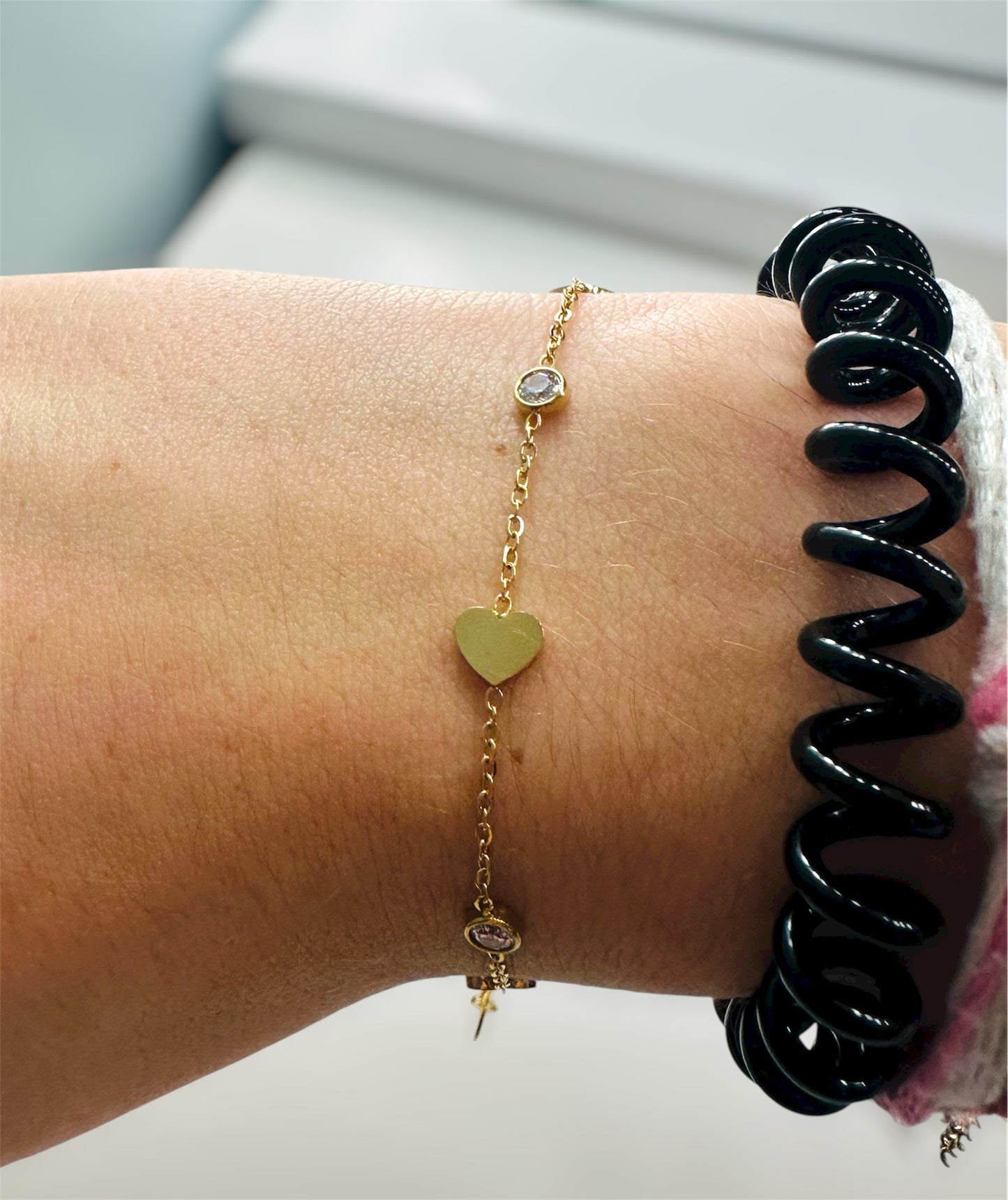 💛 Bracelet “Ambre” – Doré