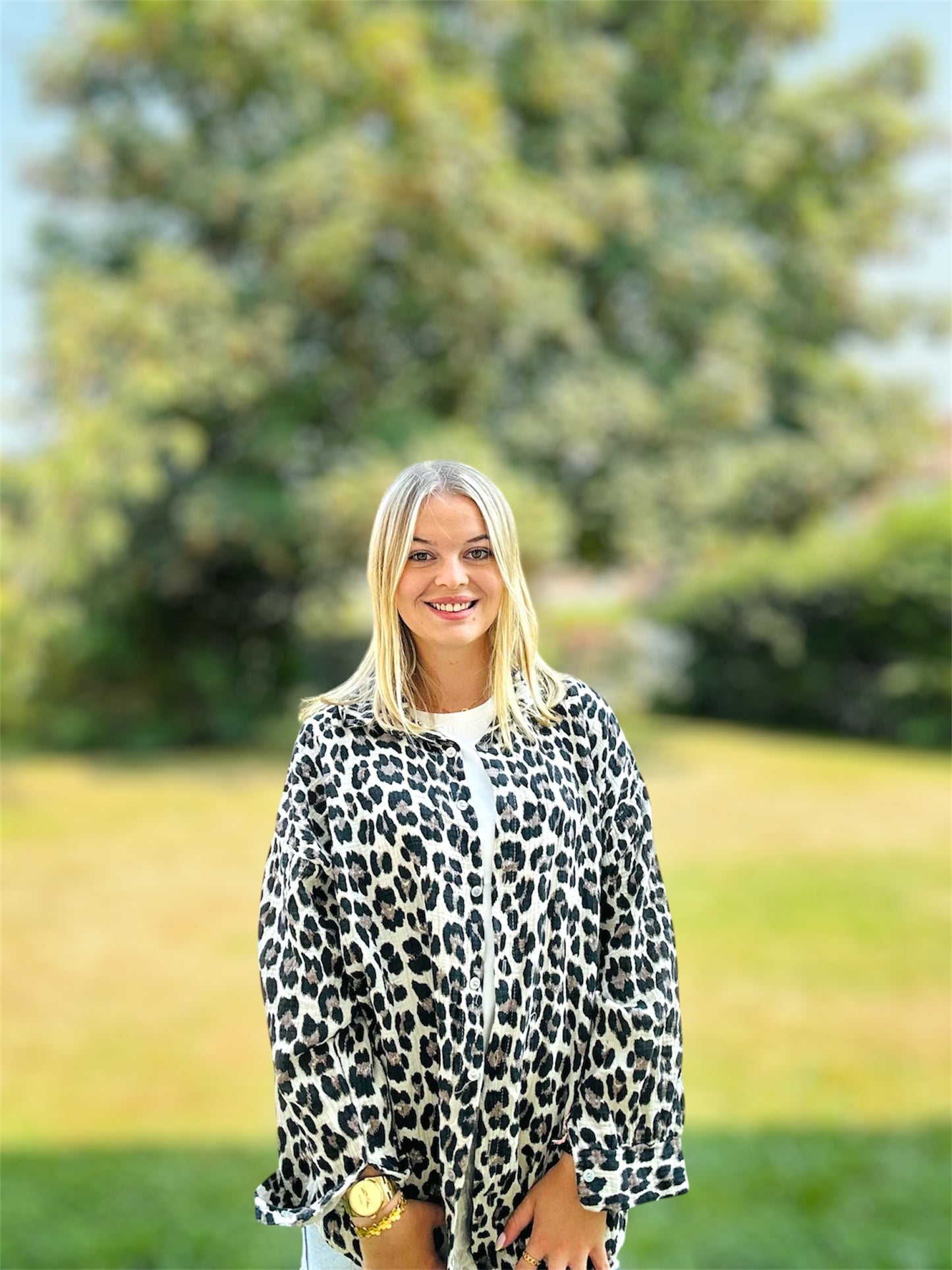 Surchemise LEONA – imprimé léopard tendance 🐆