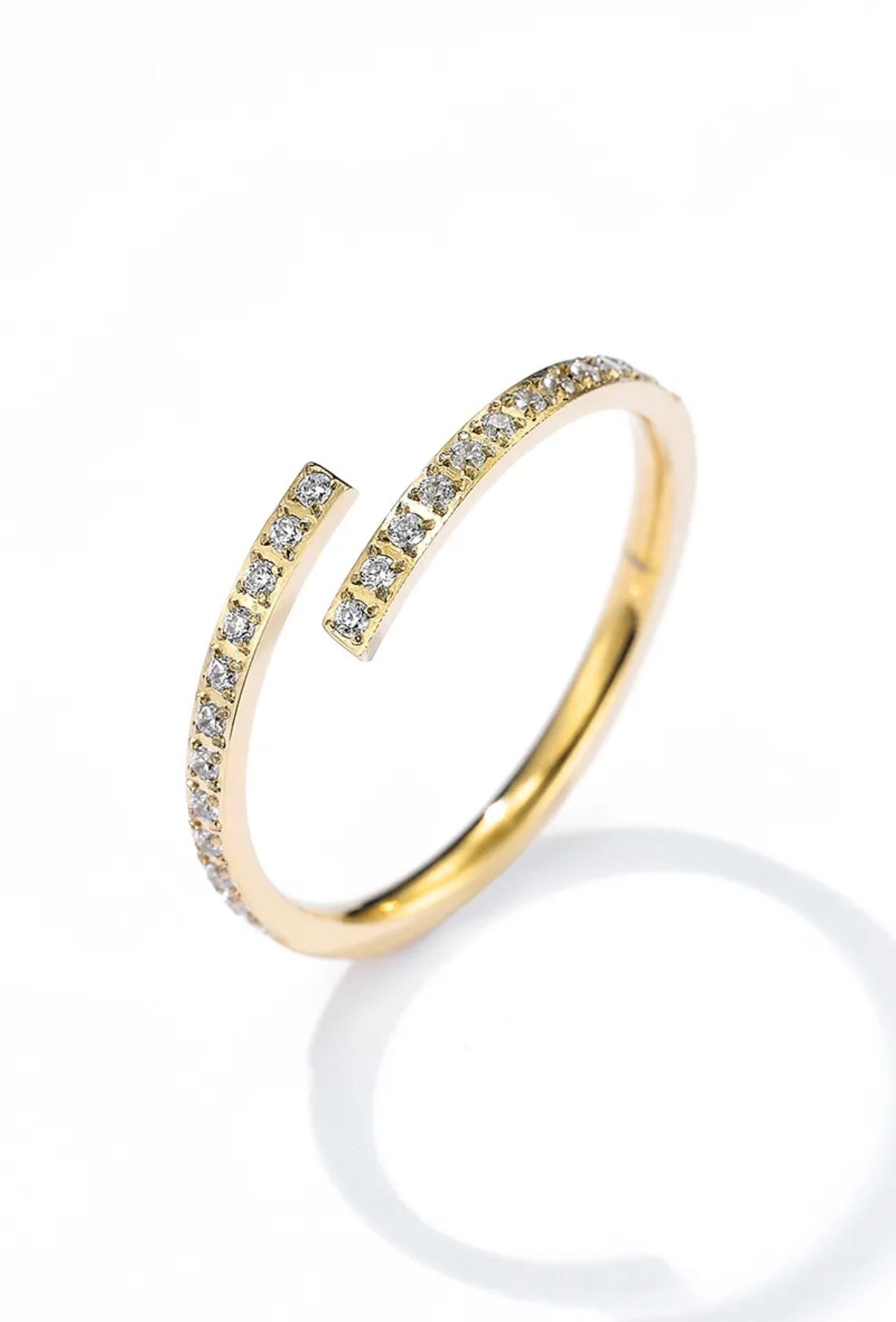 🤍 Bague Justine - Acier Inoxydable