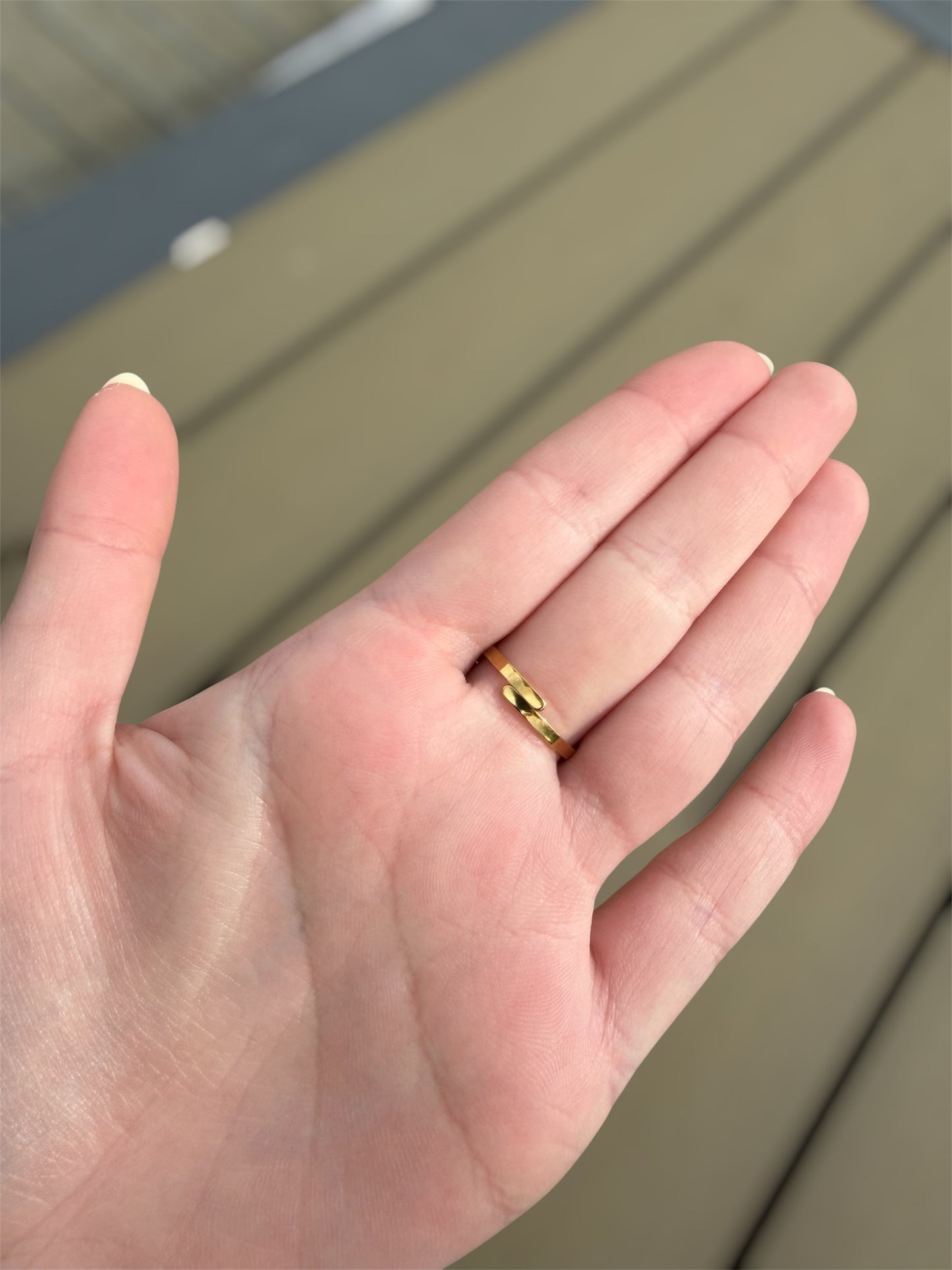 🌼 Bague “Louane” – Ajustable