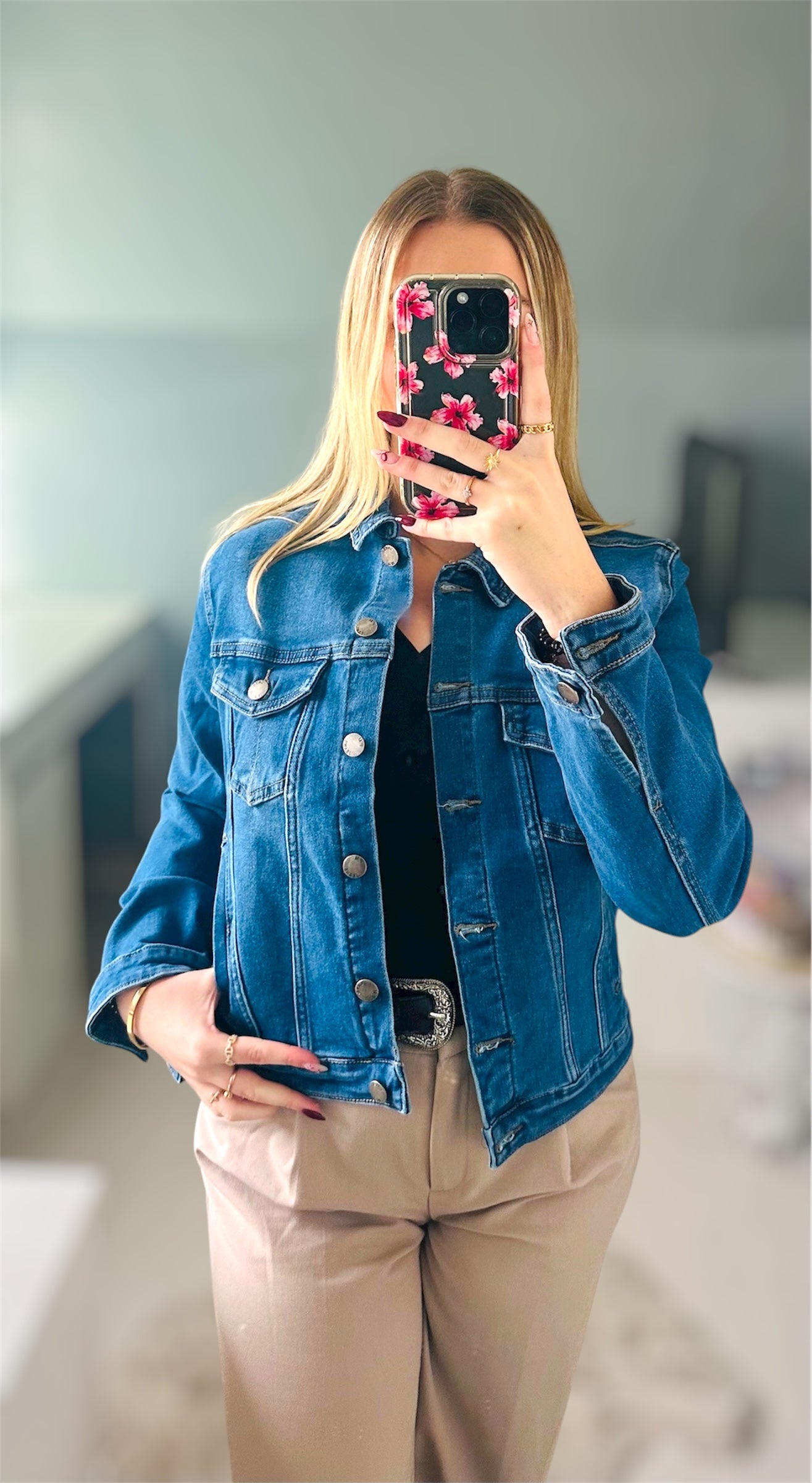 👩 Veste en jean “Lucie” – Adulte