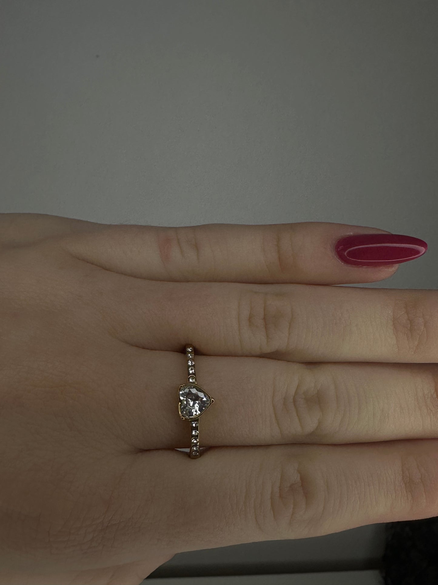 🩶 Bague Valentina - acier inoxydable