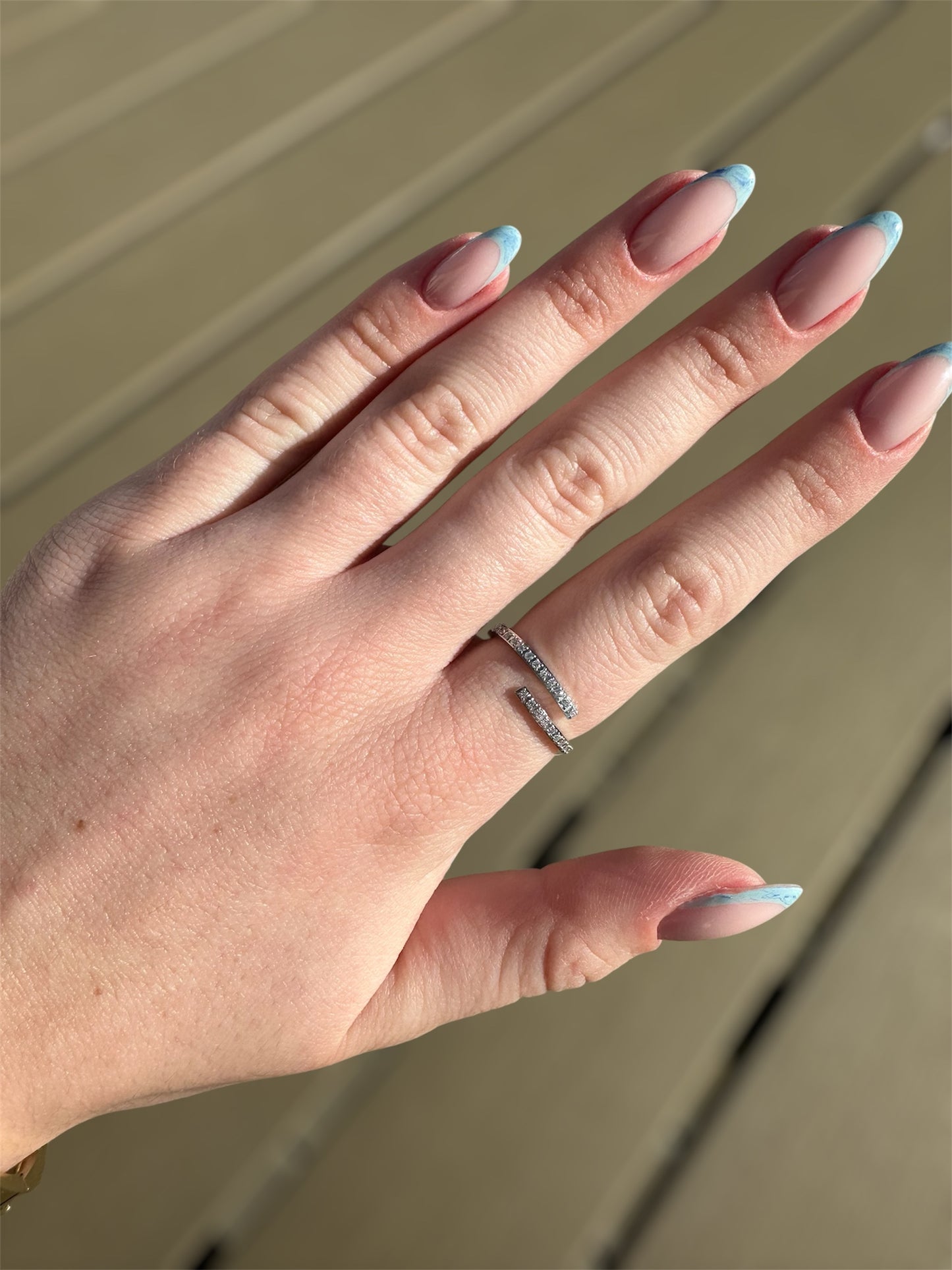 🤍 Bague Justine - Acier Inoxydable