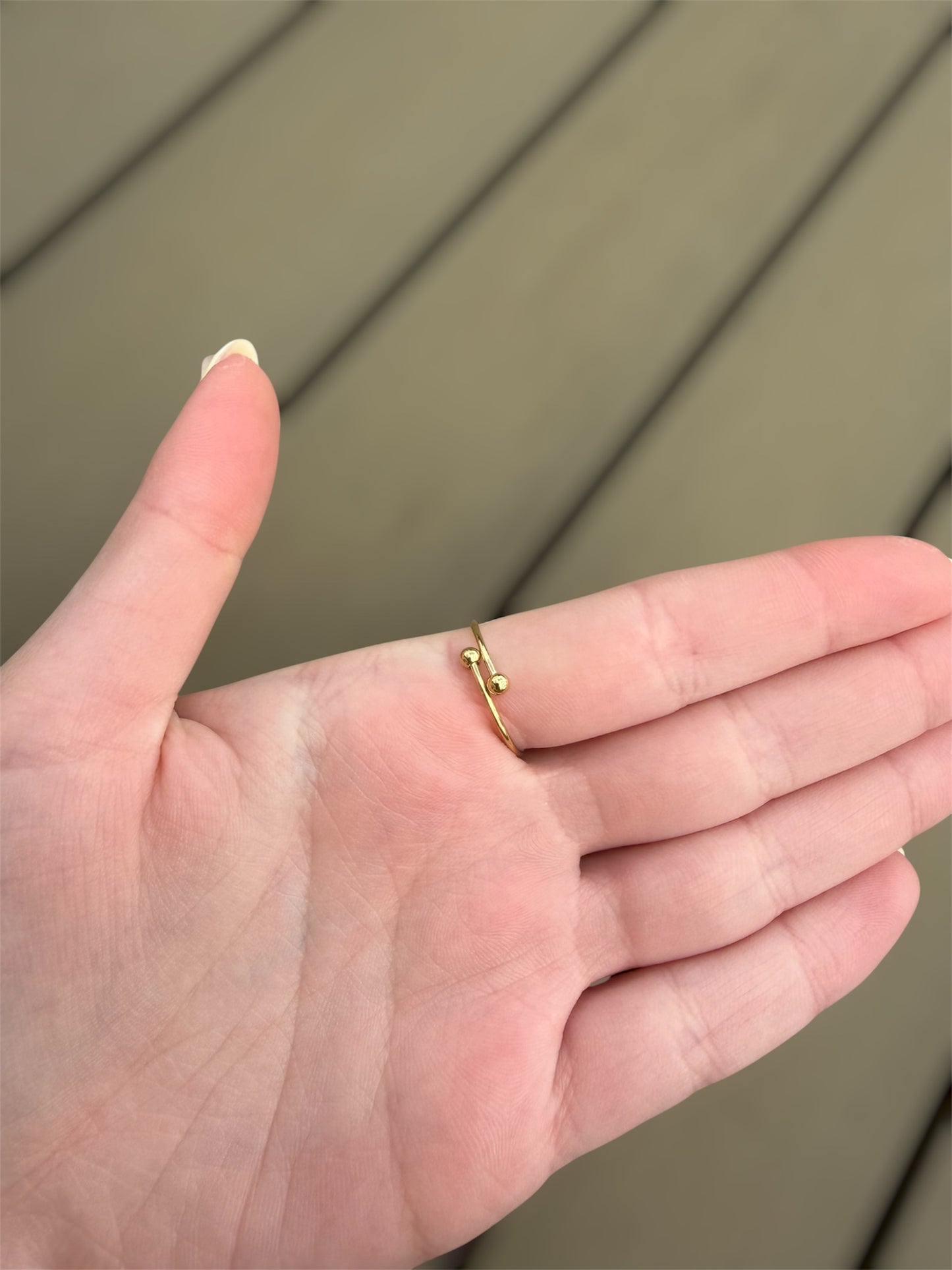 ✨ Bague “Ysée” – Ajustable