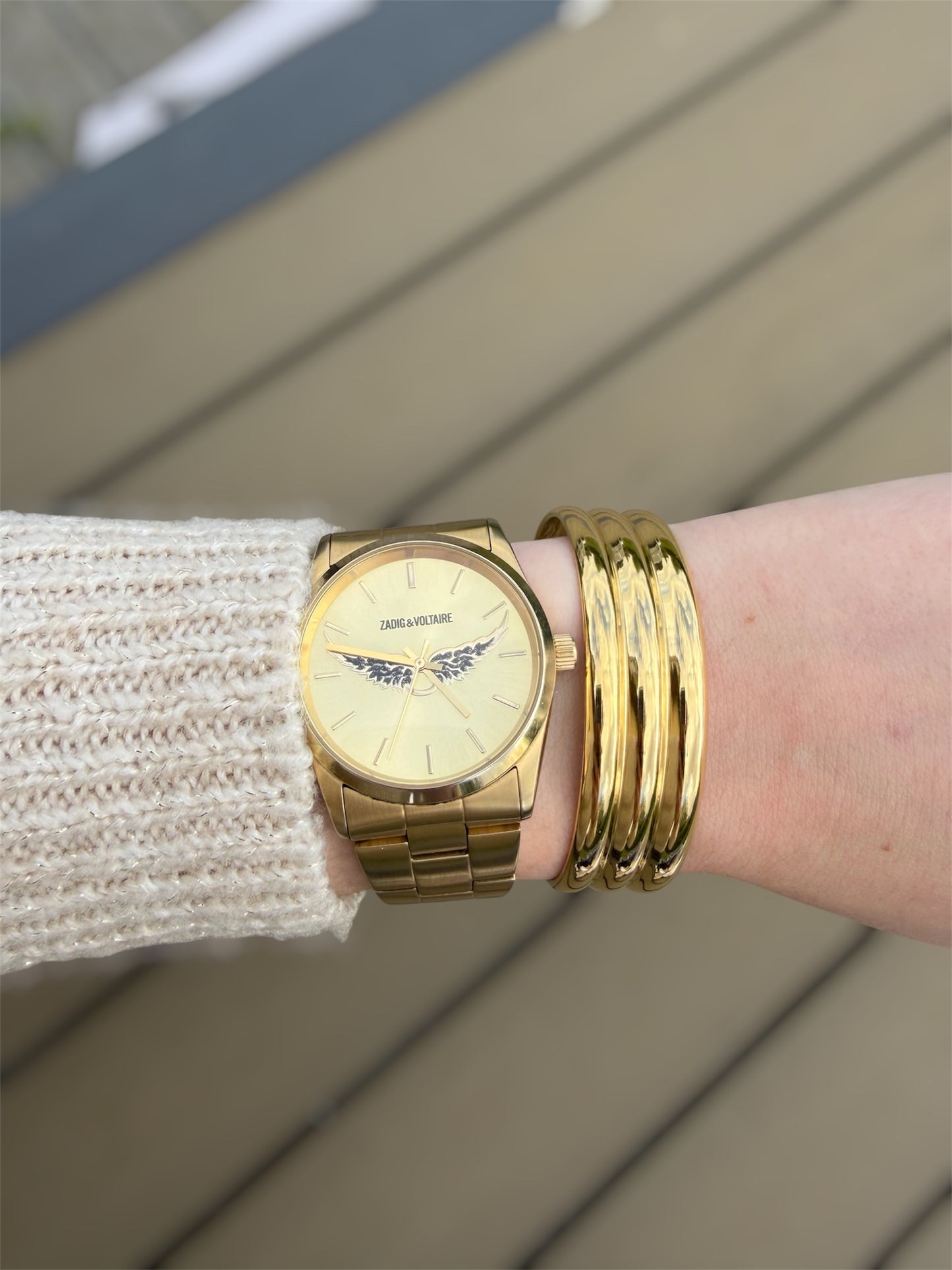 ✨💛 Jonc “Iris” – Ajustable