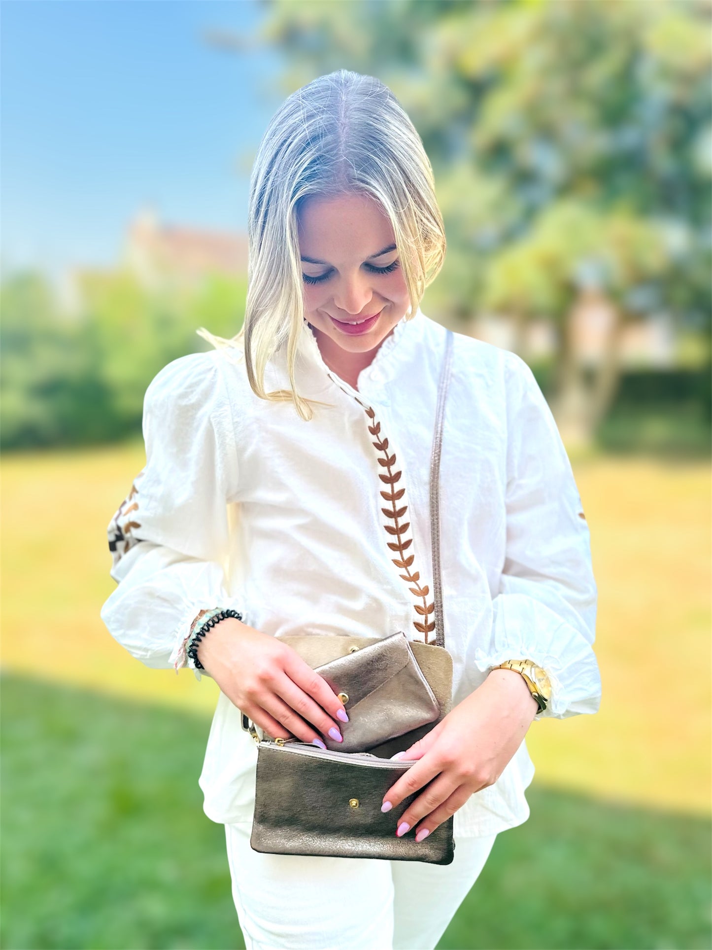 Sac NOA – bandoulière minimaliste & élégante en cuir véritable 🩶