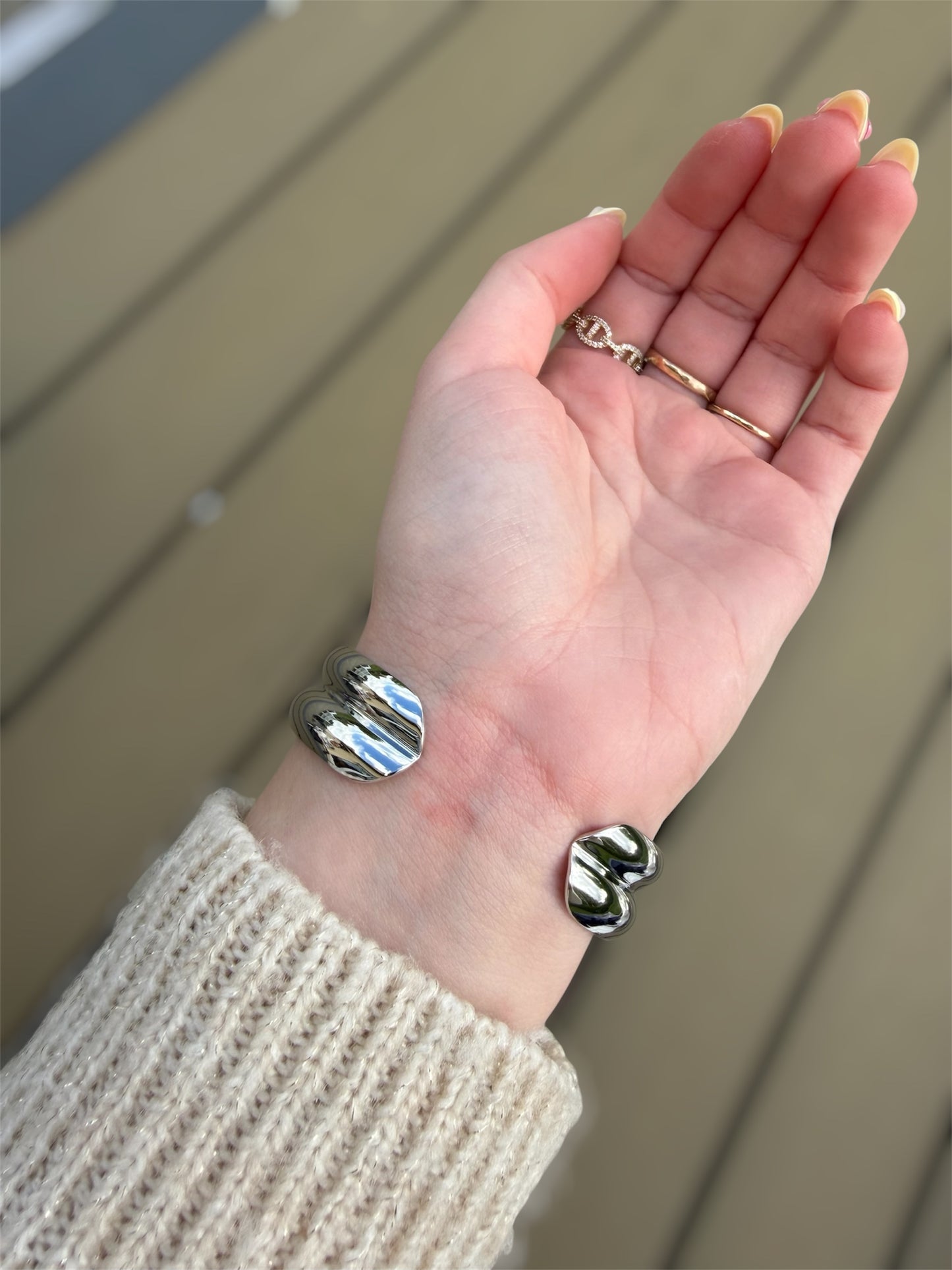 ✨💛 Jonc “Victoire” – Ajustable