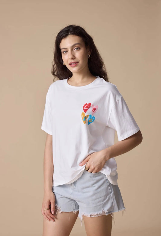 T-shirt Maeline LOVE