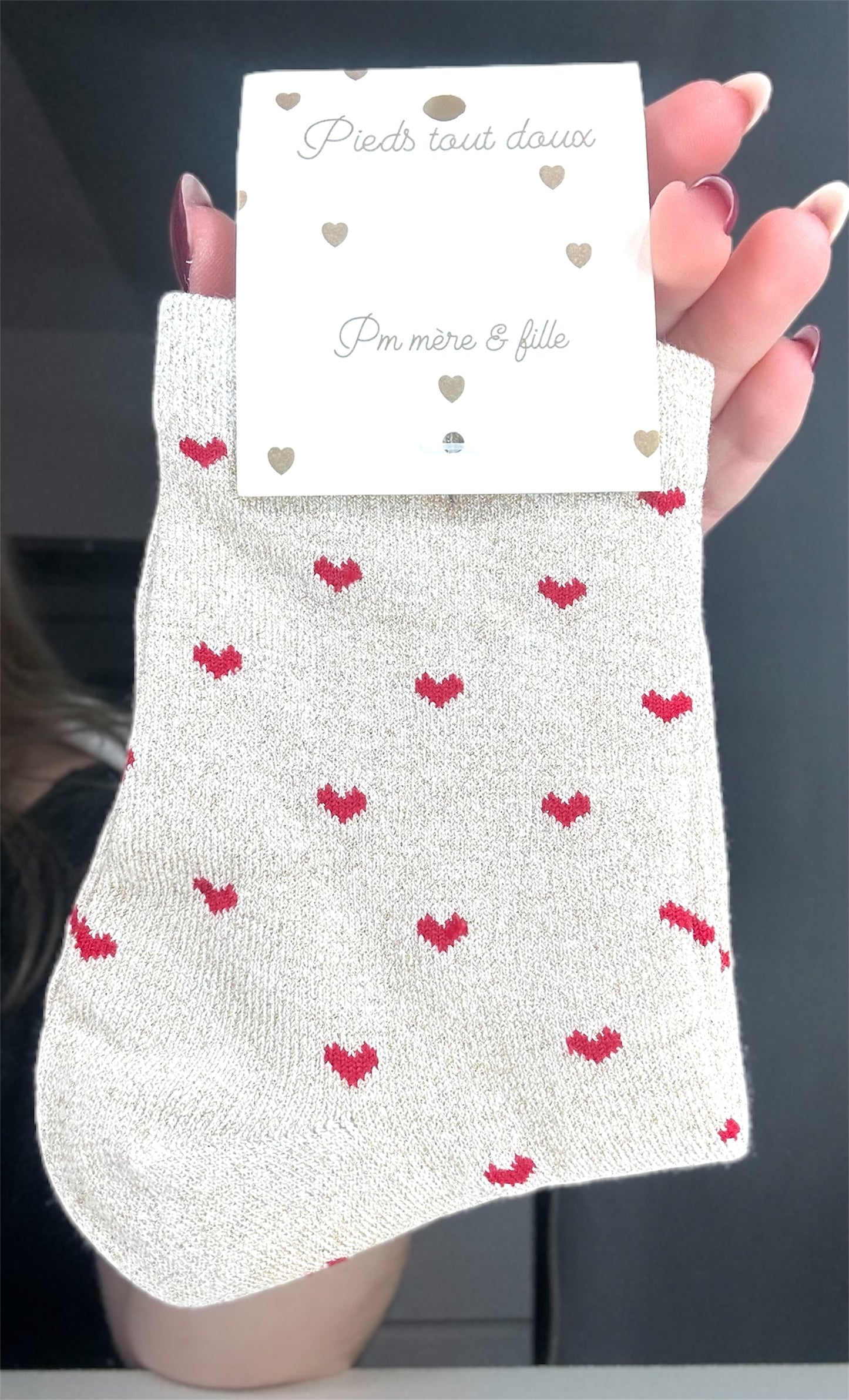 🧦 Chaussettes à paillettes