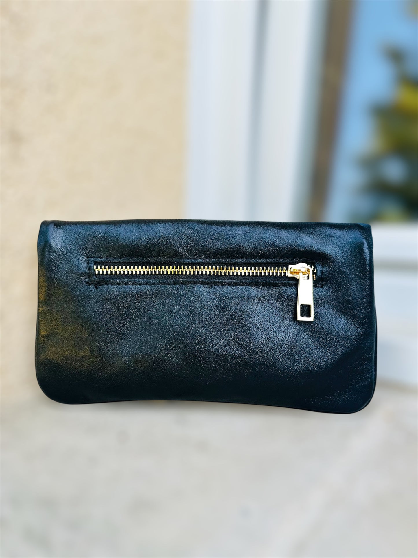 Sac OLIVIA – bandoulière chic & pratique en cuir véritable 🖤