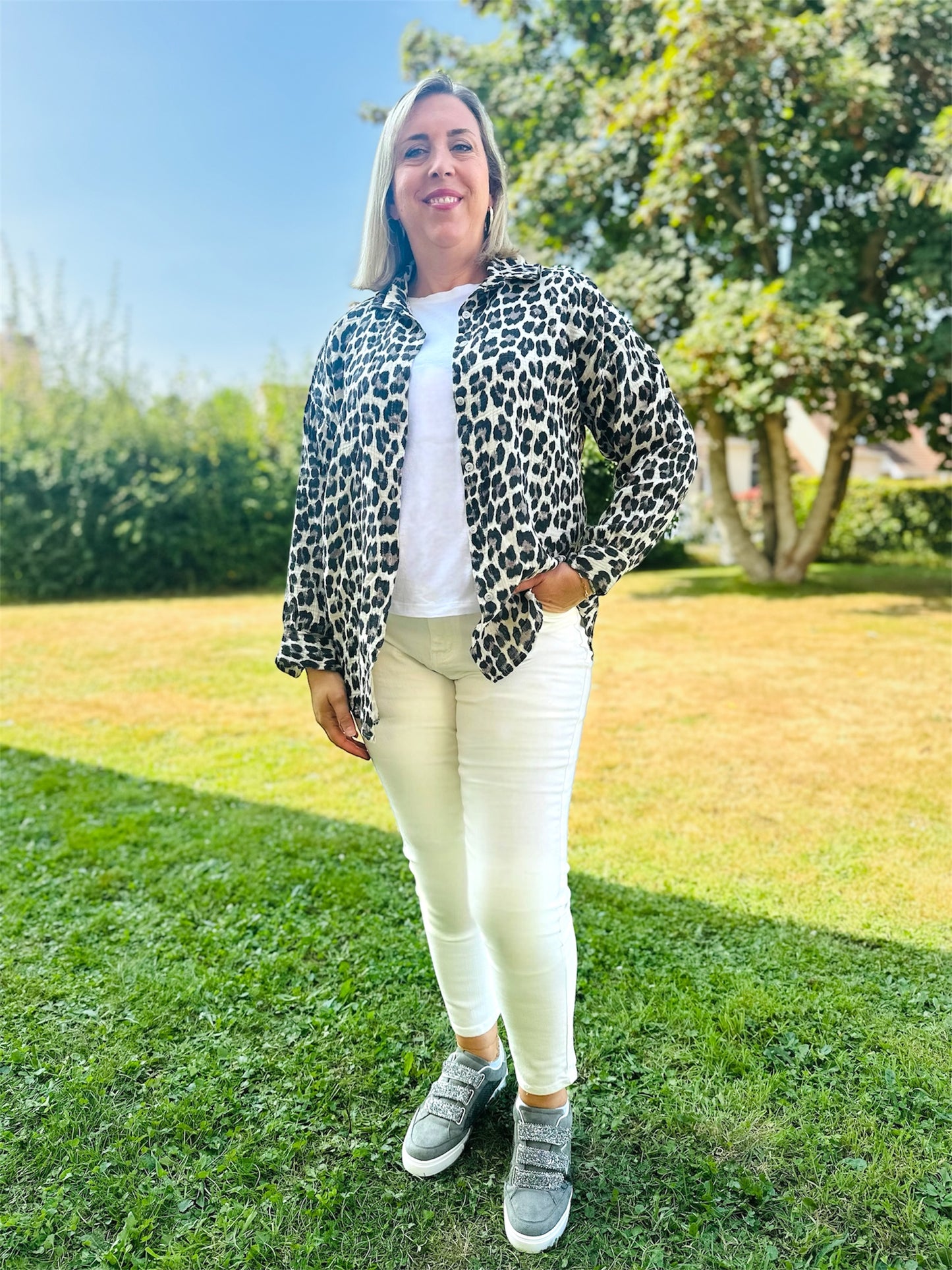 Surchemise LEONA – imprimé léopard tendance 🐆
