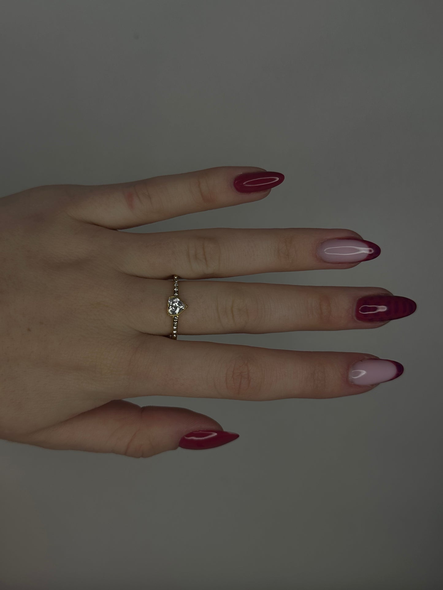 🩶 Bague Valentina - acier inoxydable