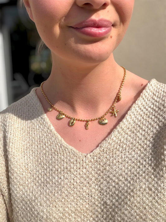 ✨🌊 Collier “Rose”